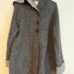 bryn Walker Charcoal Buttoned Cardigan